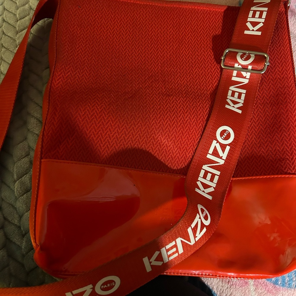 Kenzo Vibrant Red Messenger Bag